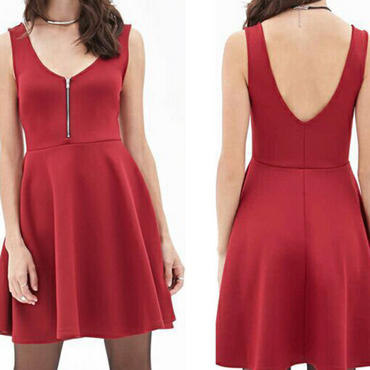 Sexy Lace Stitching Halter Dress AX52705ax on Luulla